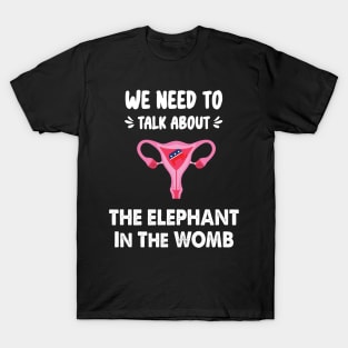 We Need To Talk About The Elephant In The WOMB T-Shirt